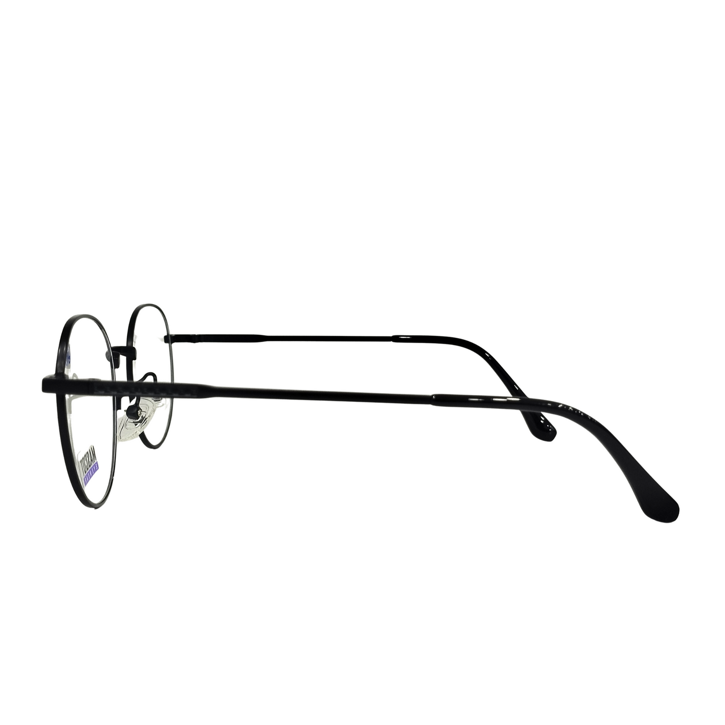 Unisex Black round matel with matt finish Chsma chachu