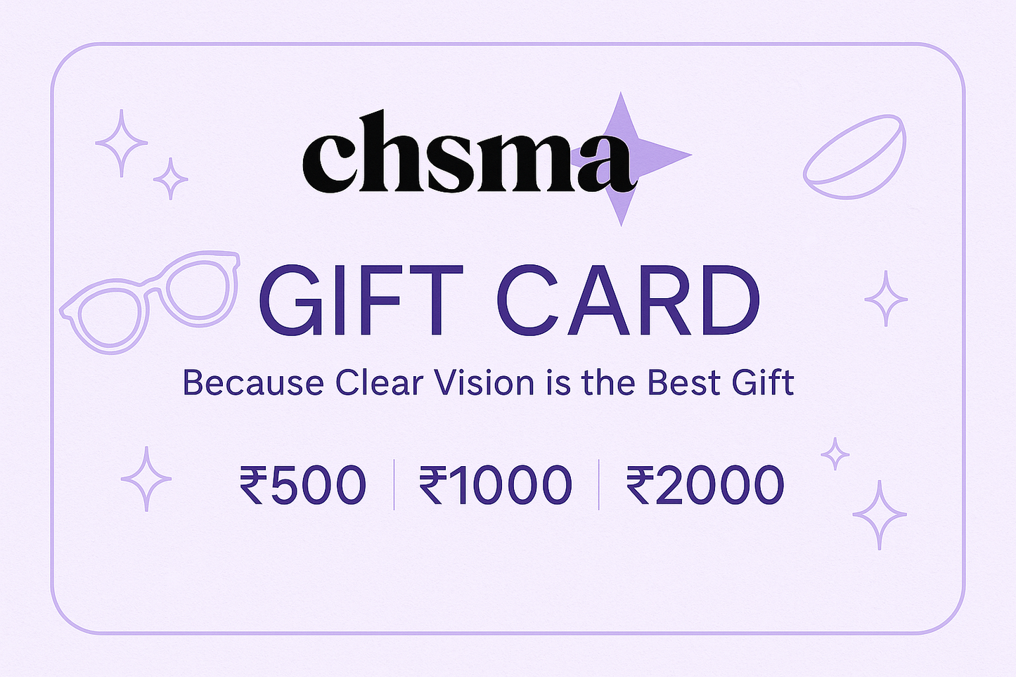 Chsma Chachu Digital Gift Card Chsma chachu