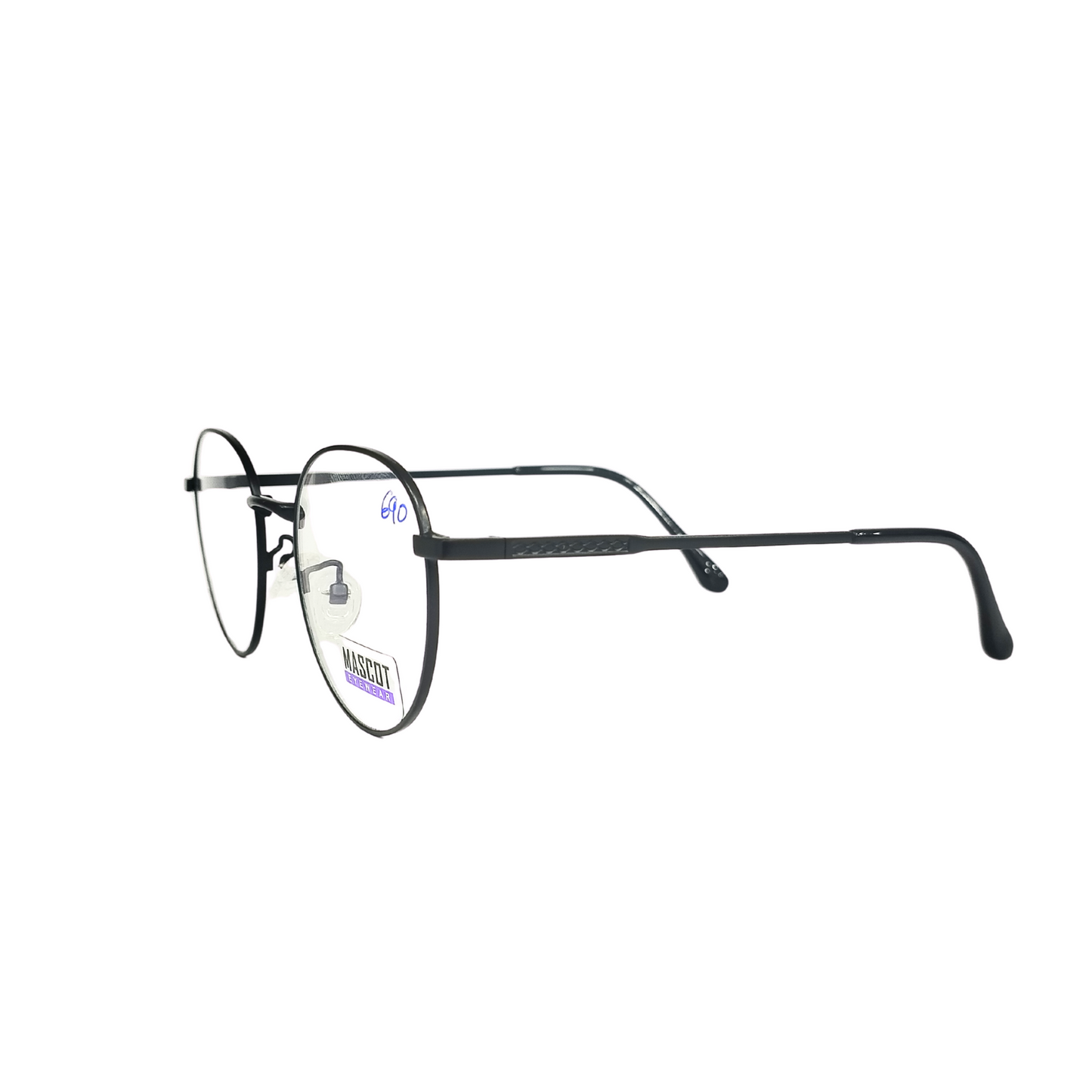 Unisex Black round matel with matt finish Chsma chachu