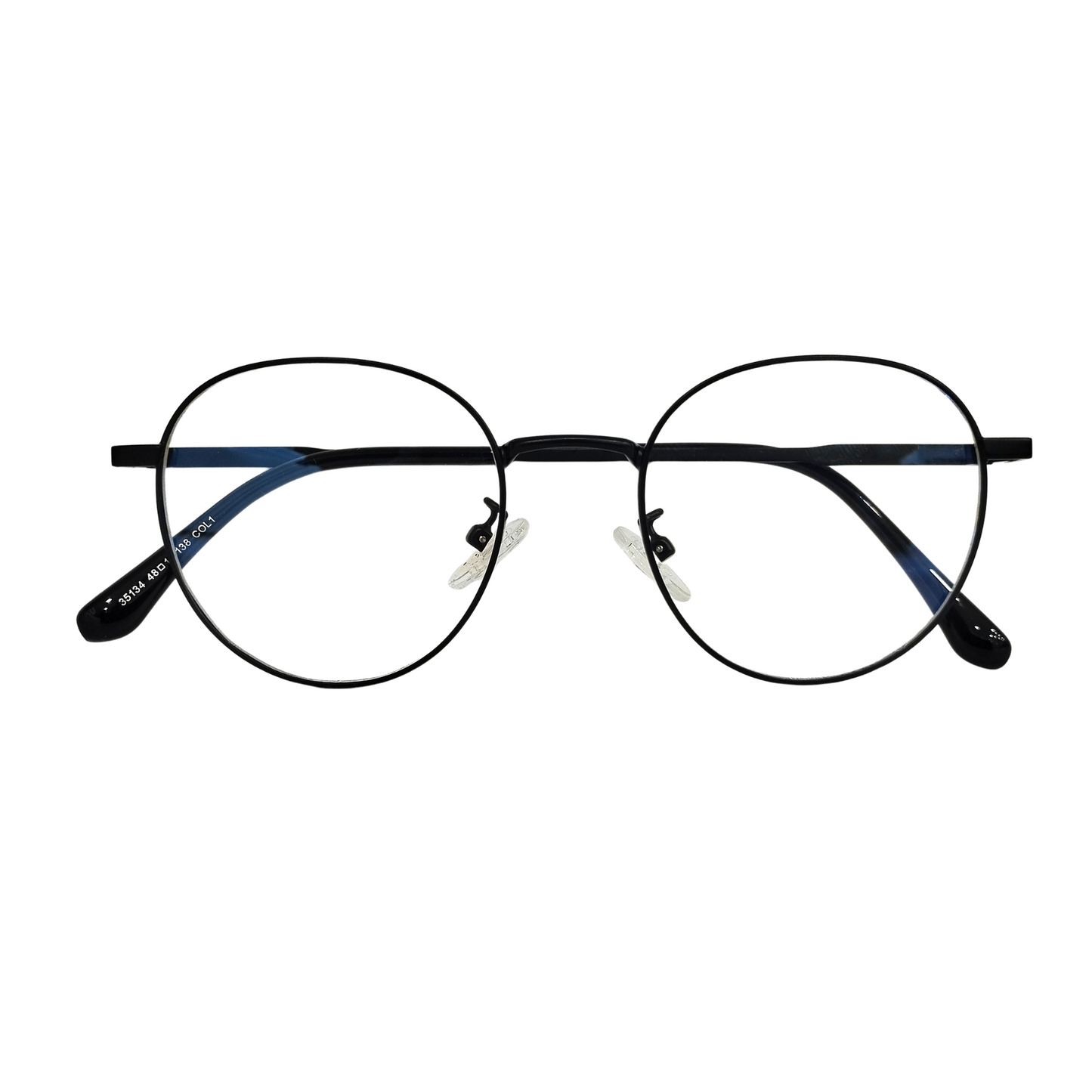 Unisex Black round matel with matt finish Chsma chachu