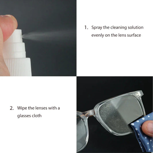 How to use lens cleaner