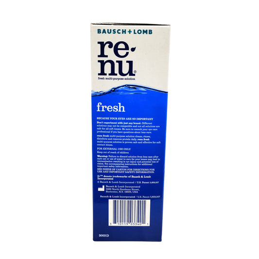 Renu fresh bausch+lomb contact lens solution Agarwal optical mansarovar